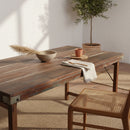 Eettafel bruin opklapbaar