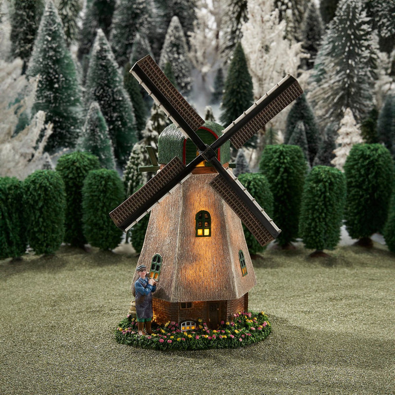 LuVille Kerstdorp Miniatuur Zaanse Molen