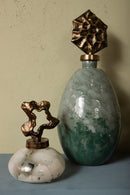 Ornament CHERISEE Groen glas