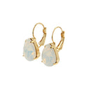 Lacrima Earrings White Opal
