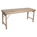 Limewash markttafel/eettafel