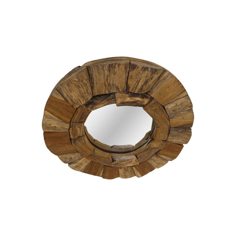 Spiegel YARI Naturel Teak