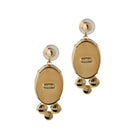 Aspen Statement Earrings Blush Rose