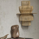 Saturn rotan wandlamp