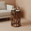 Lampung bijzettafel marmer zwart