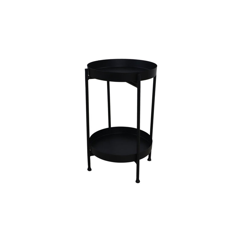 Bijzettafel Zwart metaal