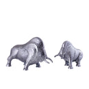 Ornament Eberny bull zilver S