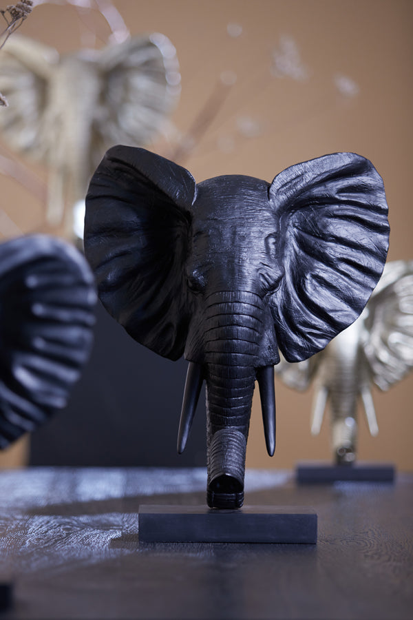 Ornament ELEPHANT Zwart