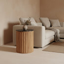 Langkawi bijzettafel marmer zwart