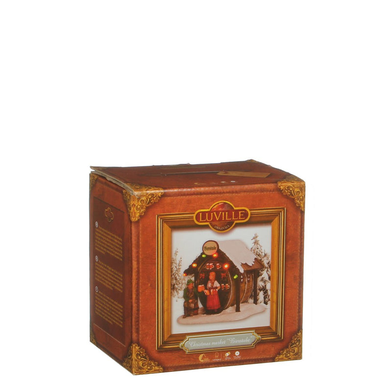 LuVille Kerstdorp Miniatuur Bierstube
