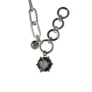 Rhodium and Crystal Bracelet