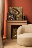 Gihan Gold Casted Alu Wall Panel Wave Lines M