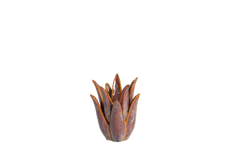 Kandelaar CACTUS bruin roze
