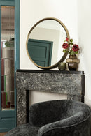 Spiegel LIMERA goud metaal