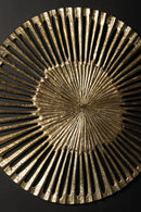 Marjun Gold Casted Alu Wall Panel Open Round S