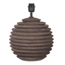 Lampvoet ribbel mango hout