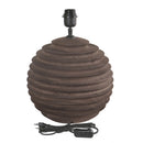 Lampvoet ribbel mango hout