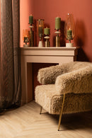 Windlicht SAJETH luster travertin S