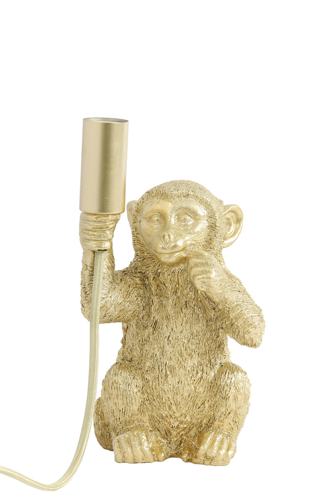 Tafellamp Monkey goud