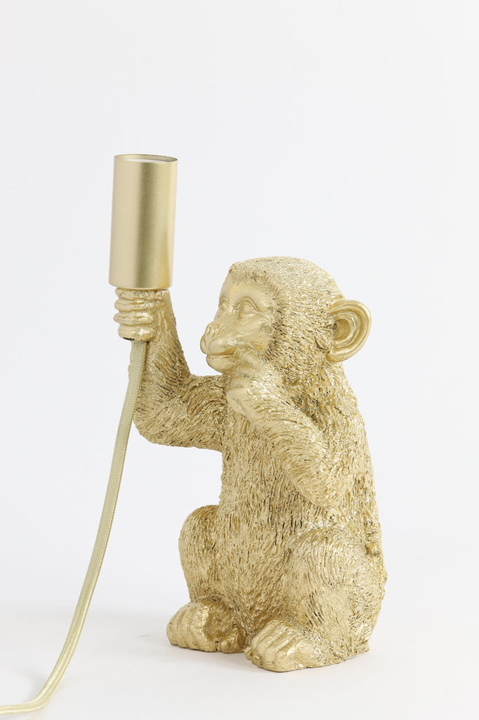 Tafellamp Monkey goud