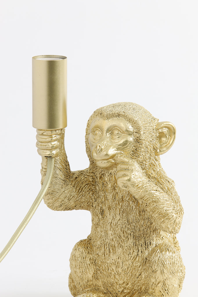 Tafellamp Monkey goud