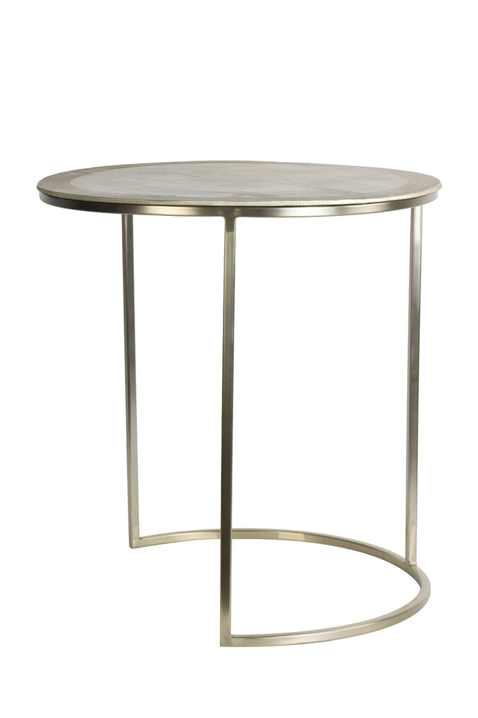 Bijzettafel S/2 TALCA light gold