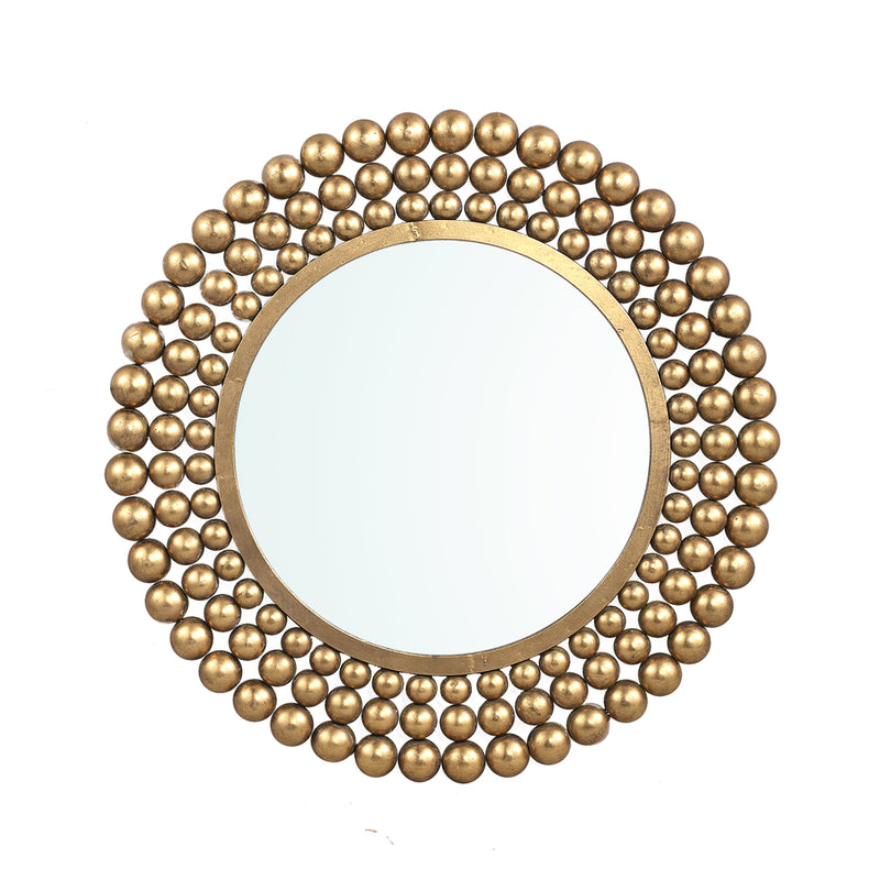 Spiegel Zenno Gold metal dots