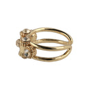 Otazu Vintage Barrel Ring - Gold