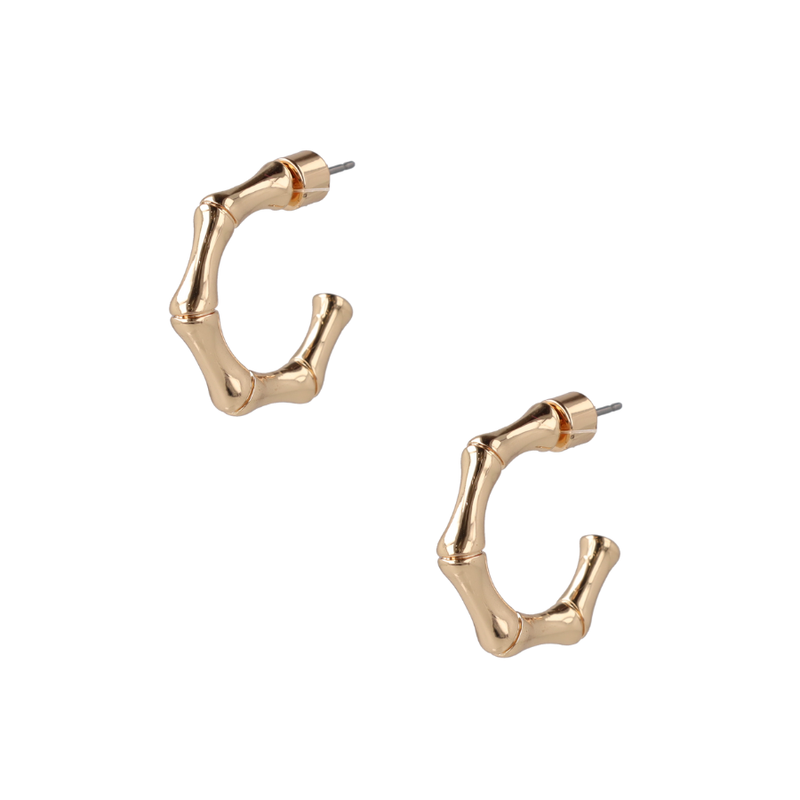 Golden bamboo hoops