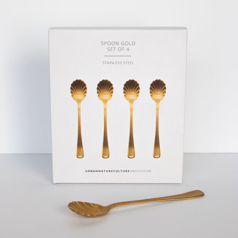 Urban Nature Culture Good Morning Spoon gold set of 4