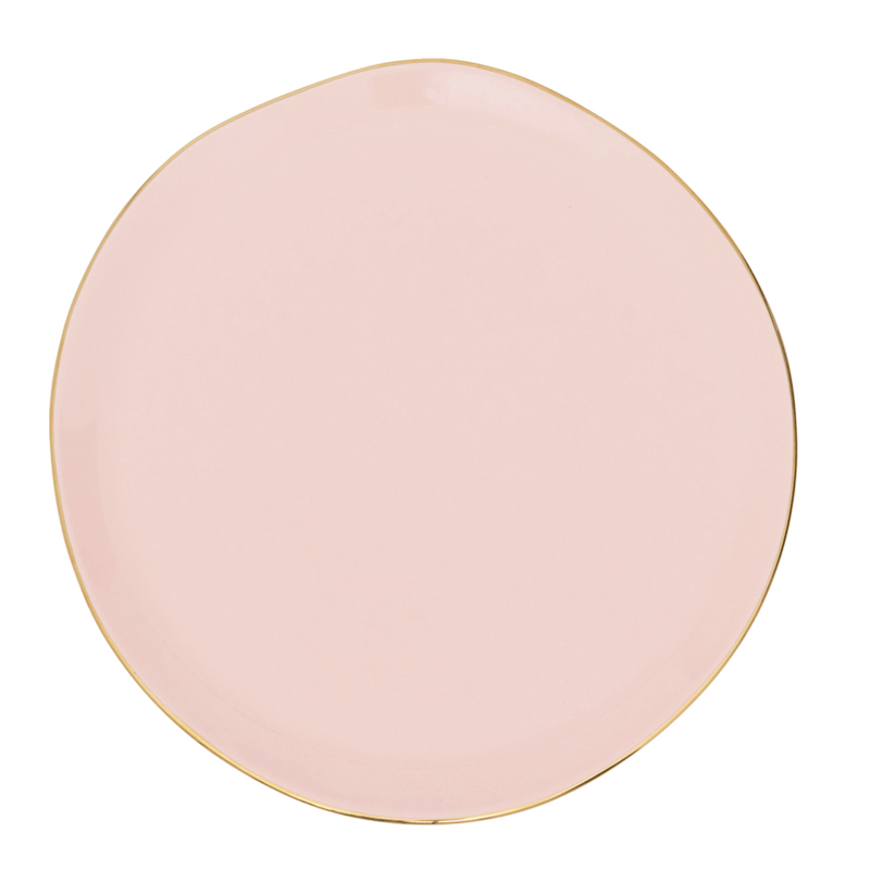 Urban Nature Culture Good Morning Breakfast plate Old Pink