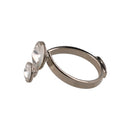 Classic Disc Ring - Rhodium