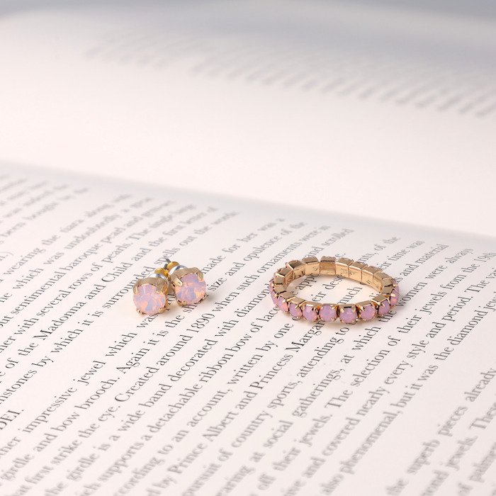 Alice Ring Pink Opal S/M