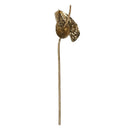 Deco tak flamingo anthurium goud