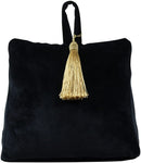 Mars en More Deurstopper fluweel zwart