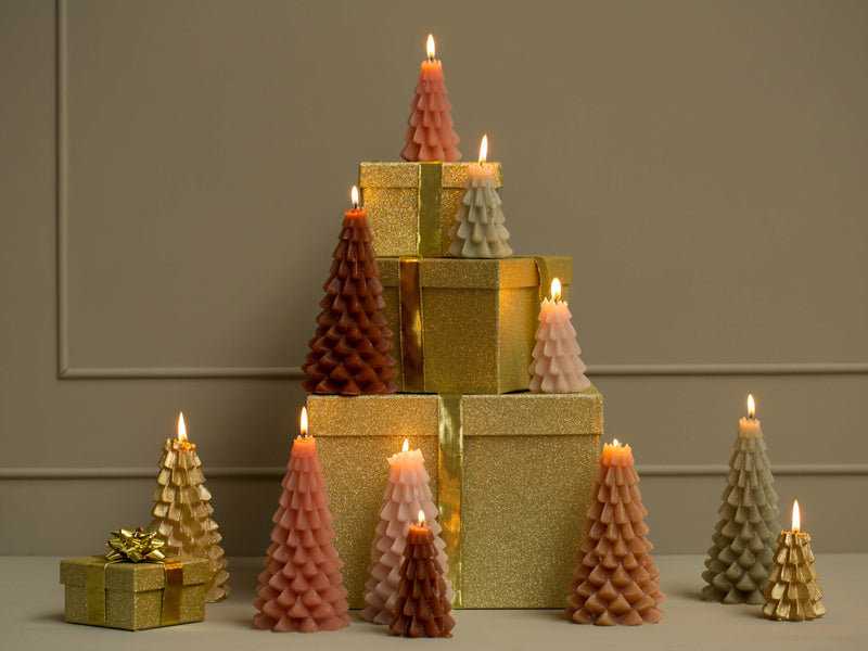 Kaars kerstboom fudge