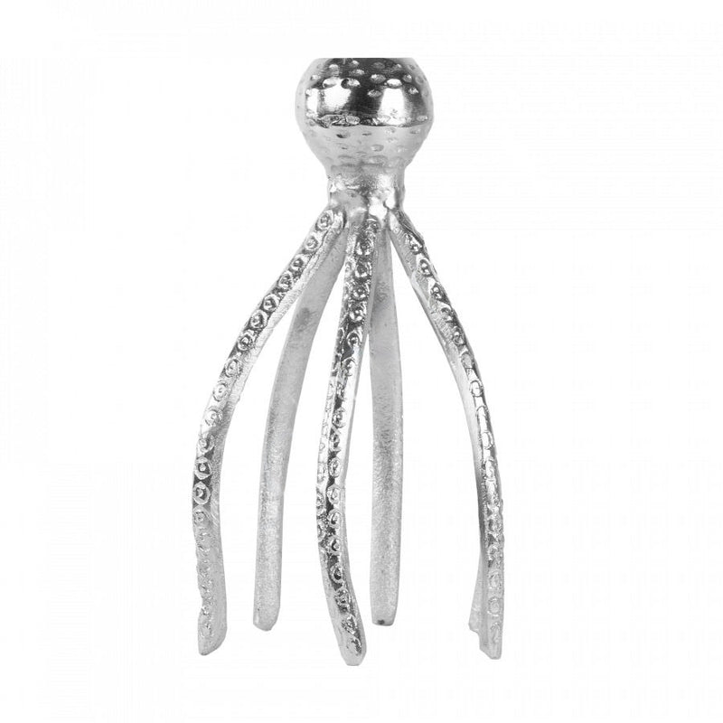 Colmore by Diga octopus kandelaar zilver
