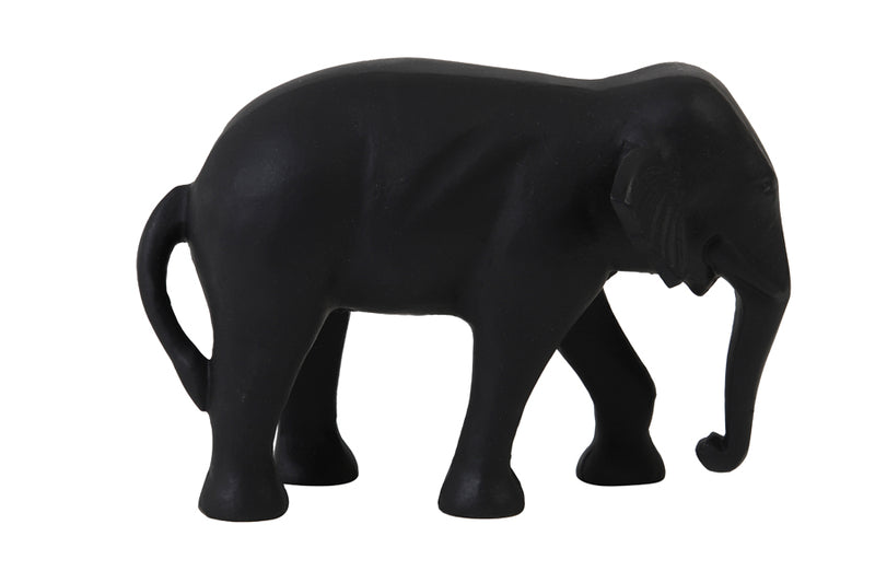 Light Living ornament Elephant zwart metaal