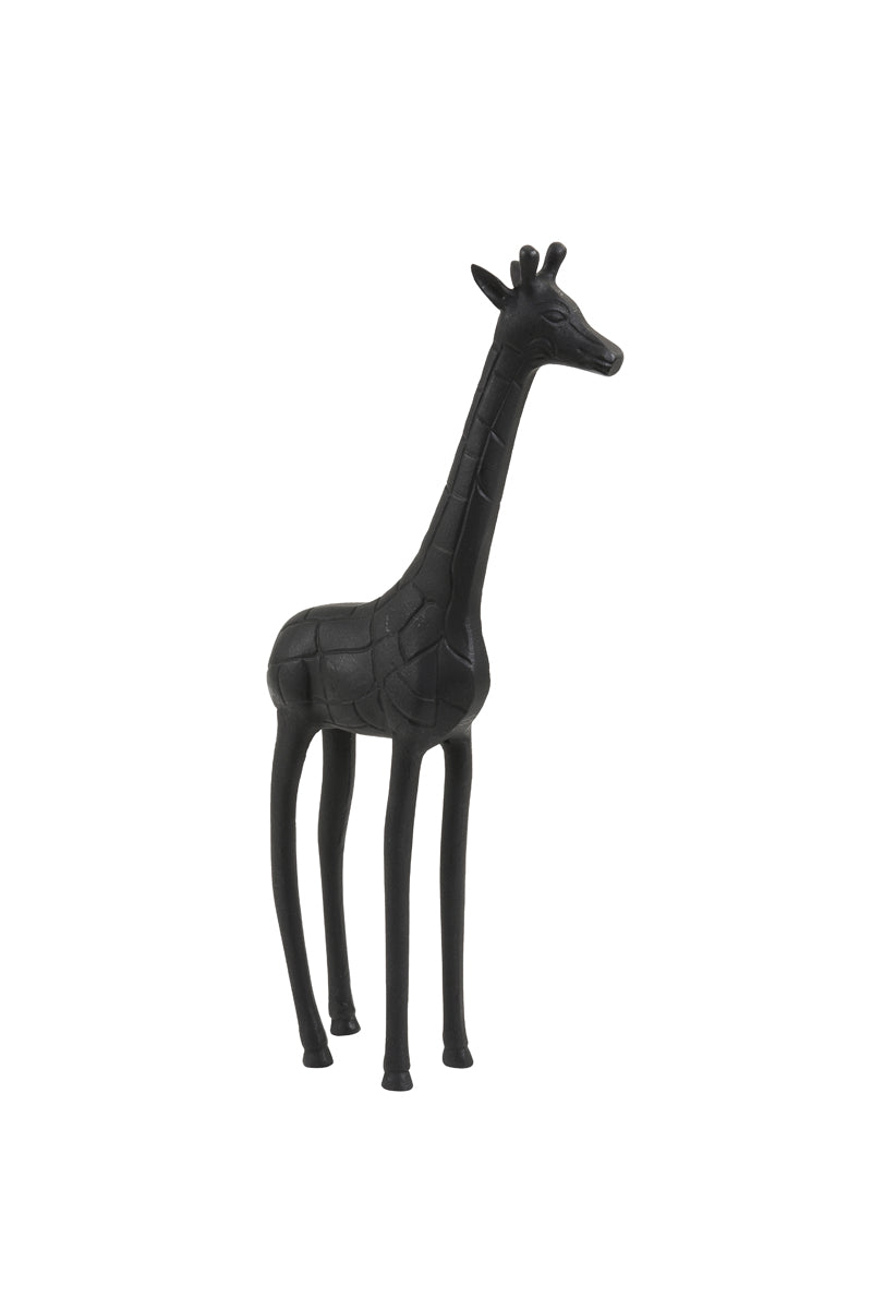Ornament Giraffe Zwart mat