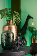 Ornament LEOPARD Zwart mat