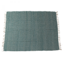 Plaid Throw Cotton Petrol