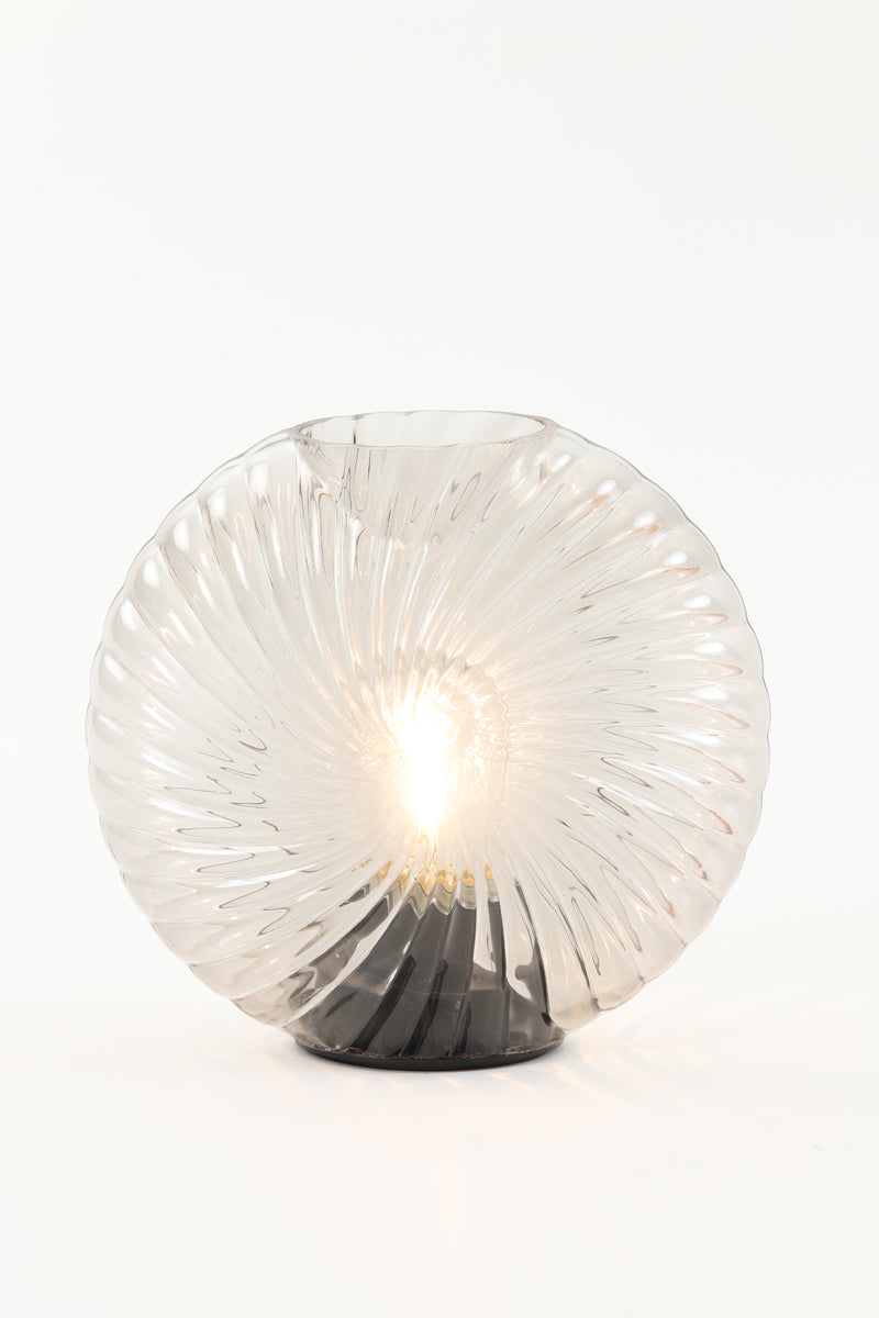 Tafellamp LED MILADO glas zand