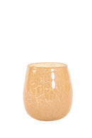 Theelicht SYLAS glas donker karamel