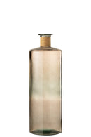 J-Line Vaas Safari Glas lichtbruin Large