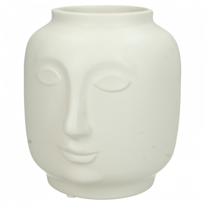 Kerstenbv Vase Porcelain White 14,6 x 13 x 14,8 cm 