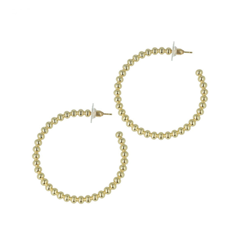 Divine Golden Bubble Hoops