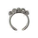 Otazu Vintage Barrel Ring - Rhodium
