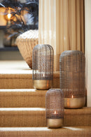 Windlicht POLILLO antiek brons